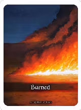 Burned/Engulfed (Box Topper) — card price