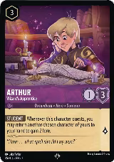 Arthur - Wizard's Apprentice (35/204) — card price