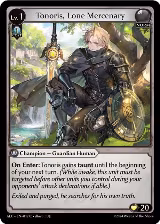 Tonoris, Lone Mercenary (012) — card price