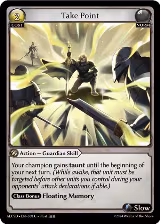 Take Point (068), Alchemical Revolution Starter Decks — Grand Archive card price