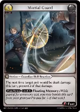 Martial Guard (054), Alchemical Revolution Starter Decks — Grand Archive card price