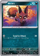 Nickit (119/182), Paradox Rift — Pokémon card price