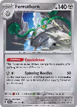 Ferrothorn - 128/182 (128/182), Paradox Rift — Pokémon card price