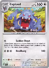 Exploud (150/182), Paradox Rift — Pokémon card price