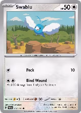 Swablu - 152/182 (152/182), Paradox Rift — Pokémon card price
