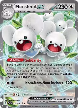 Maushold ex (155/182), Paradox Rift — Pokémon card price