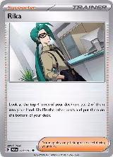 Rika (172/182), Paradox Rift — Pokémon card price