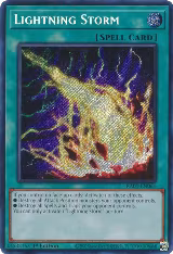 Lightning Storm (Secret Rare) (RA01-EN061), 25th Anniversary Rarity Collection — Yu-Gi-Oh! card price