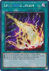 Lightning Storm (Platinum Secret Rare) (RA01-EN061), 25th Anniversary Rarity Collection — Yu-Gi-Oh! card price