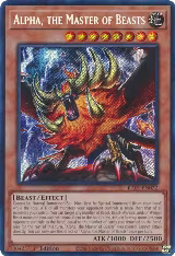 Alpha, the Master of Beasts (Secret Rare) (RA01-EN022), 25th Anniversary Rarity Collection — Yu-Gi-Oh! card price