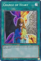 Change of Heart (PCR) (RA01-EN050), 25th Anniversary Rarity Collection — Yu-Gi-Oh! card price