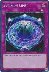 Summon Limit (Platinum Secret Rare) (RA01-EN070), 25th Anniversary Rarity Collection — Yu-Gi-Oh! card price