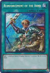 Reinforcement of the Army (Secret Rare) (RA01-EN051), 25th Anniversary Rarity Collection — Yu-Gi-Oh! card price