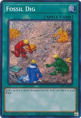 Fossil Dig (Secret Rare) (RA01-EN053), 25th Anniversary Rarity Collection — Yu-Gi-Oh! card price
