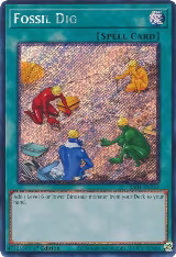 Fossil Dig (Platinum Secret Rare) (RA01-EN053), 25th Anniversary Rarity Collection — Yu-Gi-Oh! card price