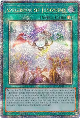 Spellbook of Judgment (Quarter Century Secret Rare) (RA01-EN054) — card price