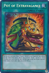 Pot of Extravagance (Secret Rare) (RA01-EN059), 25th Anniversary Rarity Collection — Yu-Gi-Oh! card price