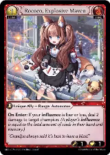 Rococo, Explosive Maven (118), Alchemical Revolution — Grand Archive card price