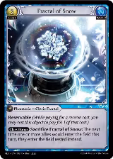 Fractal of Snow (132), Alchemical Revolution — Grand Archive card price