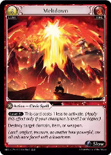 Meltdown (115), Alchemical Revolution — Grand Archive card price