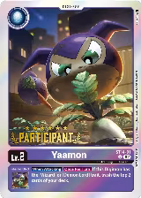 Yaamon (Digimon 3-On-3 Participation) (ST14-01 U) — card price
