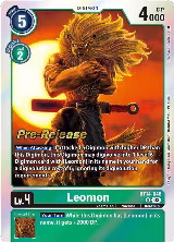 Leomon (BT14-048 R) — card price
