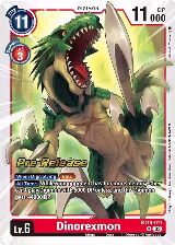 Dinorexmon (BT14-017 U), Blast Ace Pre-Release Cards — Digimon card price