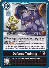 Defense Training (Blast Ace Box Topper) (P-107 P) — card price