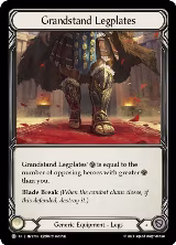 Grandstand Legplates (HVY205), Heavy Hitters — Flesh & Blood card price