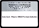 Code Card - Pikachu VMAX Premium Collection — card price