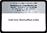 Code Card - Roaring Moon ex Box, Miscellaneous Cards & Products — Pokémon card price