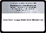 Code Card - League Battle Deck [Miraidon ex], Miscellaneous Cards & Products — Pokémon card price