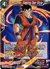 Son Gohan, Seeking Own Style (Zenkai Series Tournament Pack Vol.6) (P-555), Tournament Promotion Cards — DB Super card price