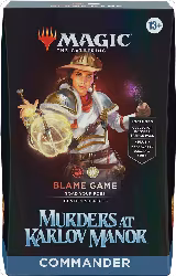 Murders at Karlov Manor Commander Deck - Blame Game, Commander: Murders at Karlov Manor — Magic card price