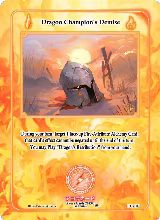 Dragon Champion's Demise (EE-107) — card price