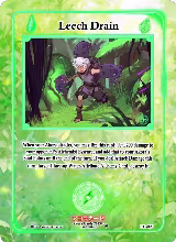 Leech Drain (EE-093), Eternal Echoes [1st Edition] — Akora card price
