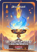 Flame Eternal (Full Art) (EE-106-FA), Eternal Echoes [1st Edition] — Akora card price