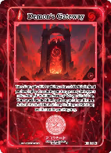 Demon's Gateway (Holo) (EE-066-H) — card price