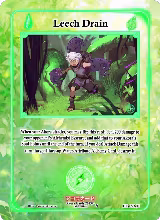 Leech Drain (Holo) (EE-093-H), Eternal Echoes [1st Edition] — Akora card price