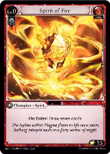Spirit of Fire (001) — card price