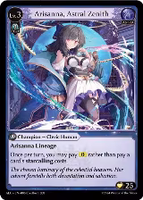 Arisanna, Astral Zenith (006), Alchemical Revolution — Grand Archive card price