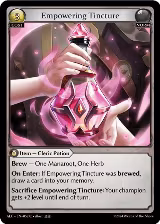 Empowering Tincture (052) — card price