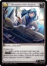 Reconstructive Surgery (072) — card price