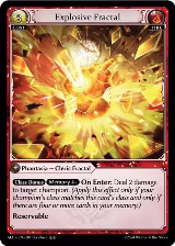 Explosive Fractal (101), Alchemical Revolution — Grand Archive card price