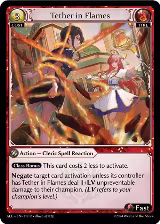 Tether in Flames (119), Alchemical Revolution — Grand Archive card price