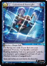 Calculated Foresight (125), Alchemical Revolution — Grand Archive card price