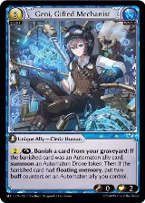 Geni, Gifted Mechanist (135), Alchemical Revolution — Grand Archive card price