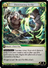 Dominating Strike (156), Alchemical Revolution — Grand Archive card price