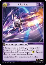 False Step (206), Alchemical Revolution — Grand Archive card price