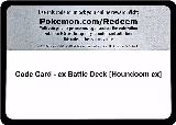 Code Card - ex Battle Deck [Houndoom ex], Miscellaneous Cards & Products — Pokémon card price